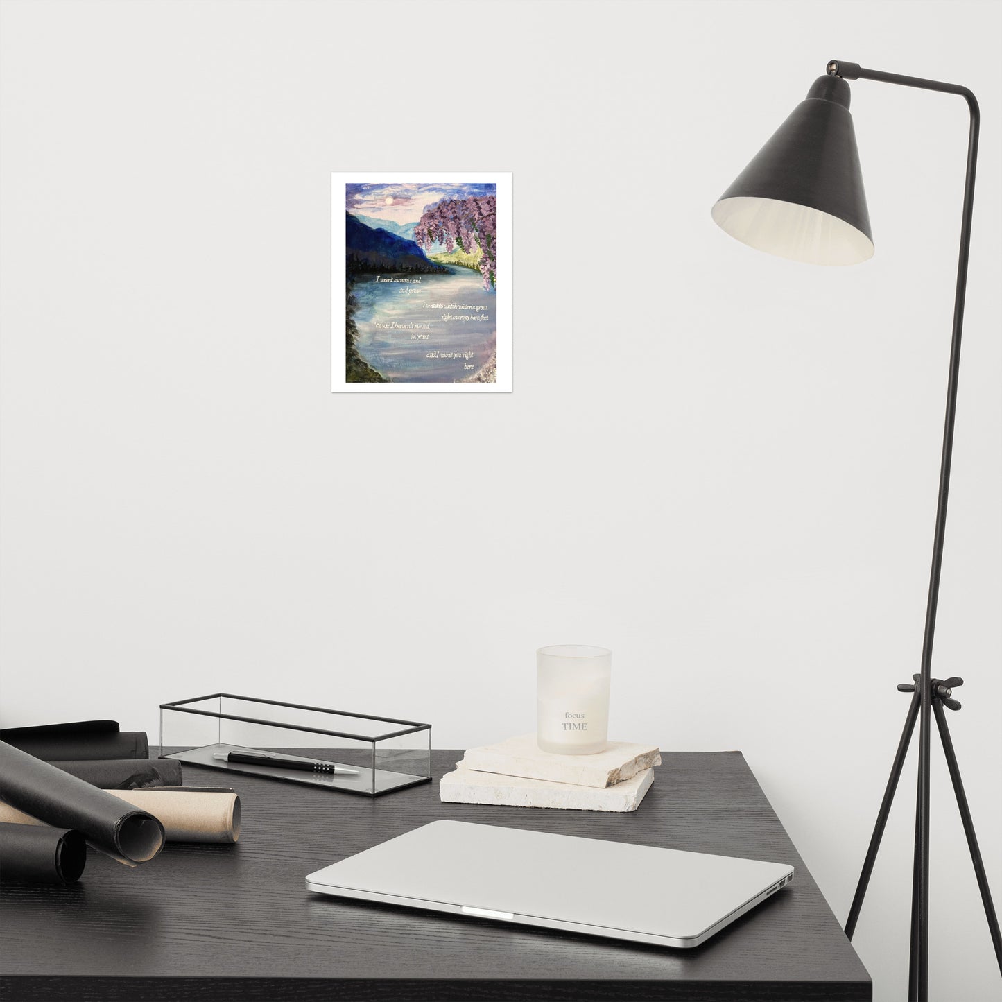 'the lakes' Original Artwork Matte Print 8" x 10"